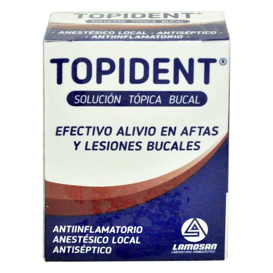TOPIDENT SOL TOPICA BUCAL ADU FCO*10ML