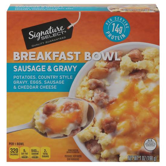 Signature Select Breakfast Bowl (sausage & gravy)