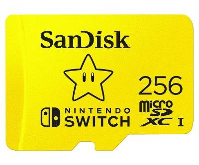 SanDisk 256Gb Microsdxc Memory Card For Nintendo Switch