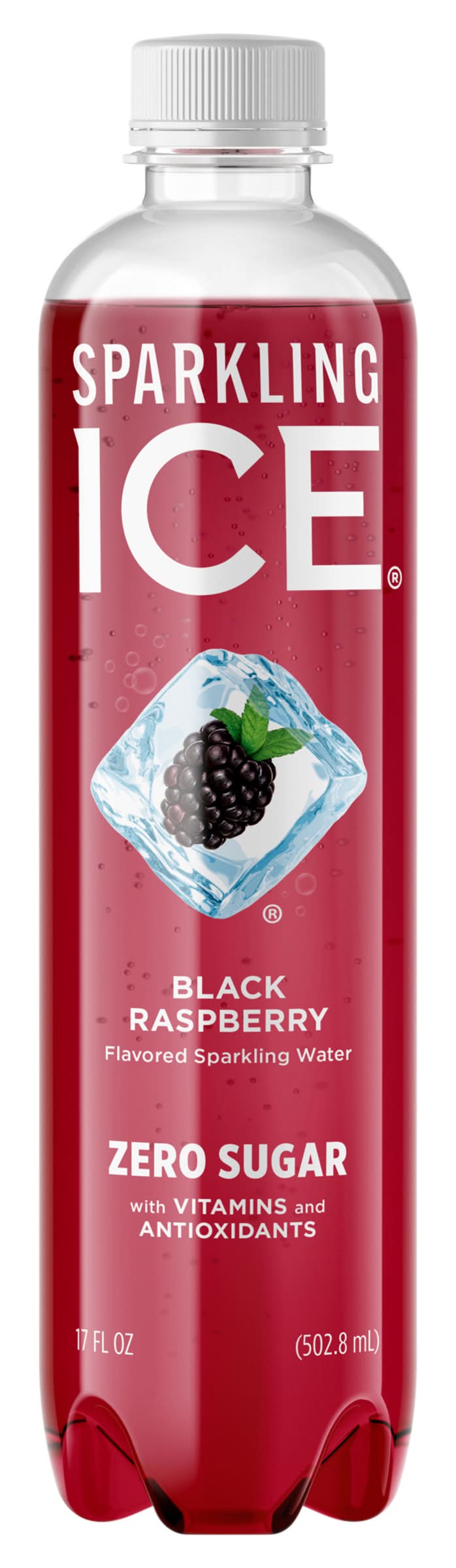 Sparkling Ice Zero Sugar Flavored Sparkling Water, Black Raspberry (17 fl oz)