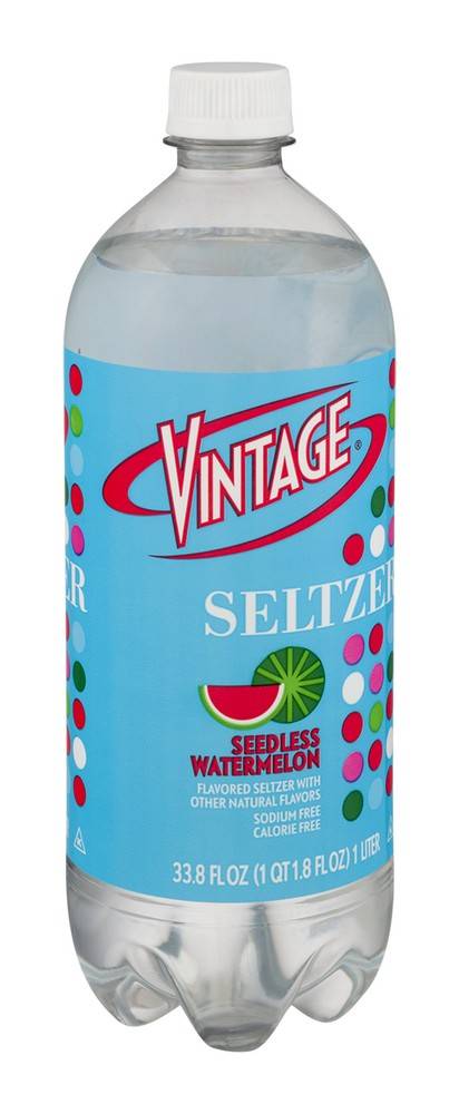 Vintage Calorie Free Seedless Watermelon Seltzer (1 L)