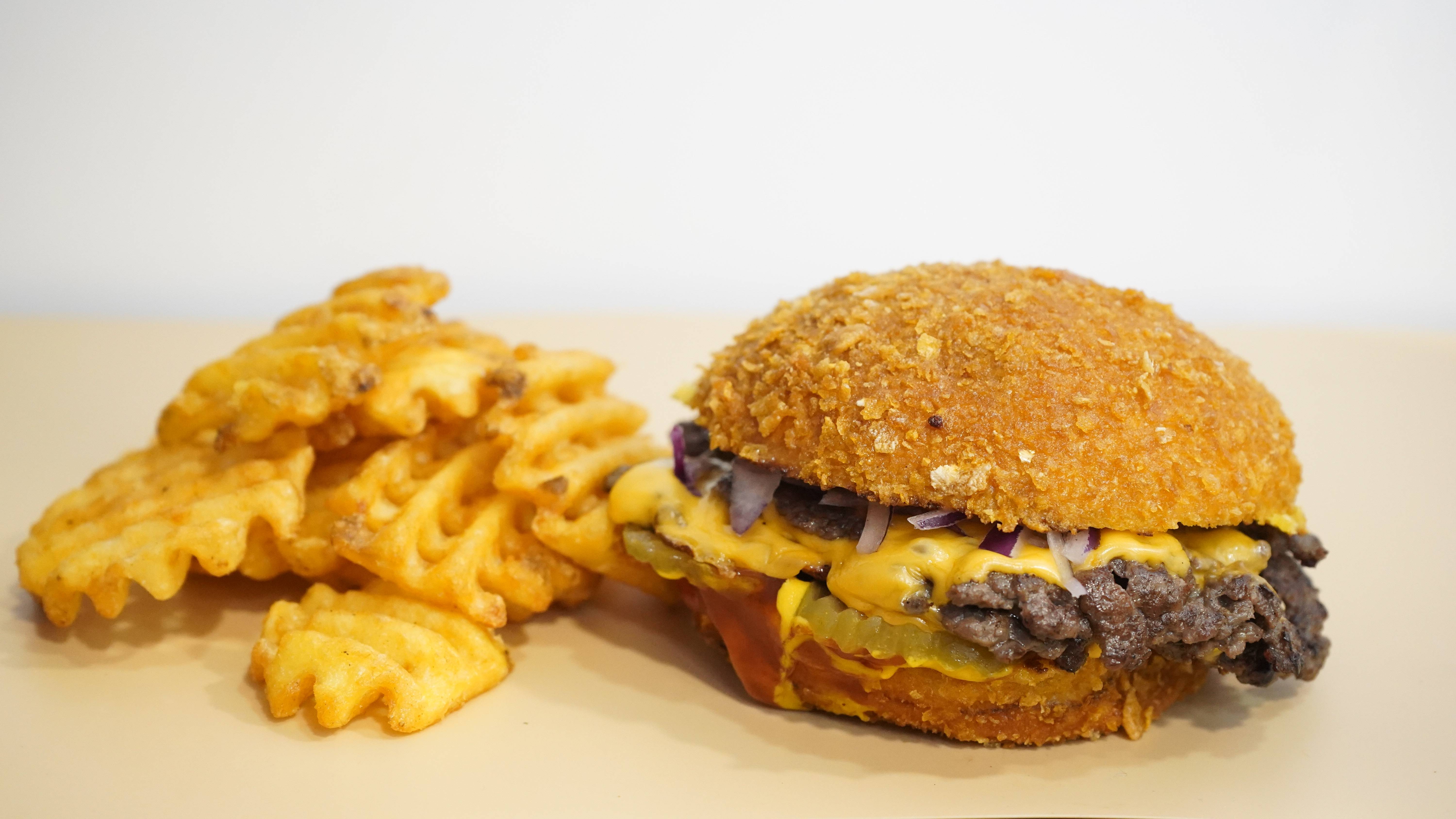 Le Smash Frie 2 steak Patty  🍔🔥