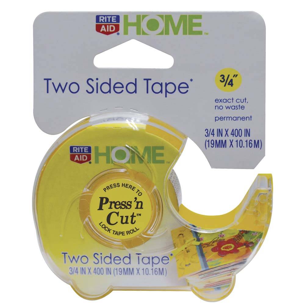 Rite Aid Home Two Sided Tape 3/4" x 400" (1 ct)