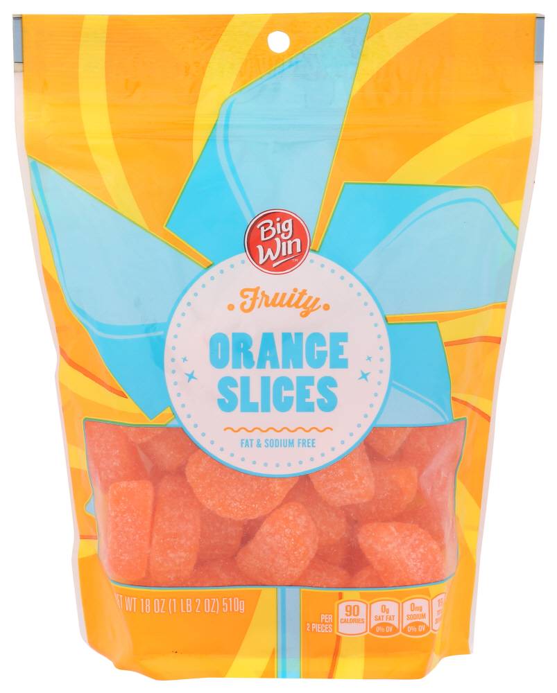 Big Win Fruity Orange Slices (18 oz)