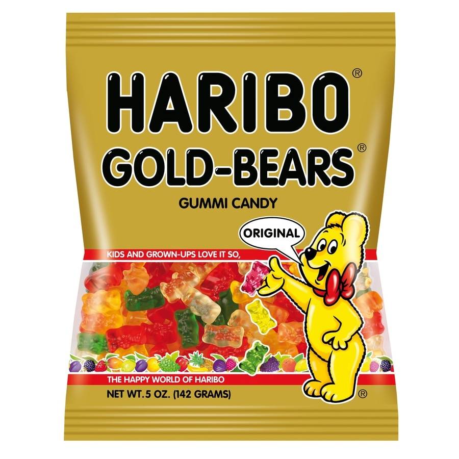 Haribo Original Gummi Snacks, 5 oz - A Delicious Gummy Treat for Kids and Adults | HGB12