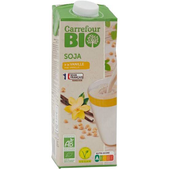 Carrefour Bio - Boisson soja (1 L) (vanille)
