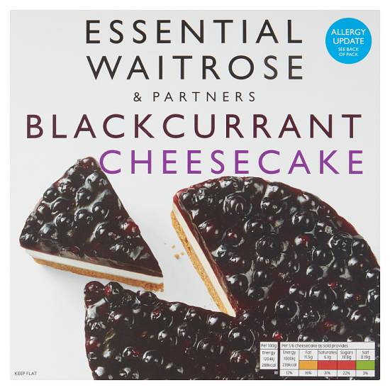 Essential Frozen Blackcurrant Cheesecake