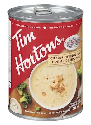 Tim hortons crème de soupe au brocoli - cream of broccoli soup