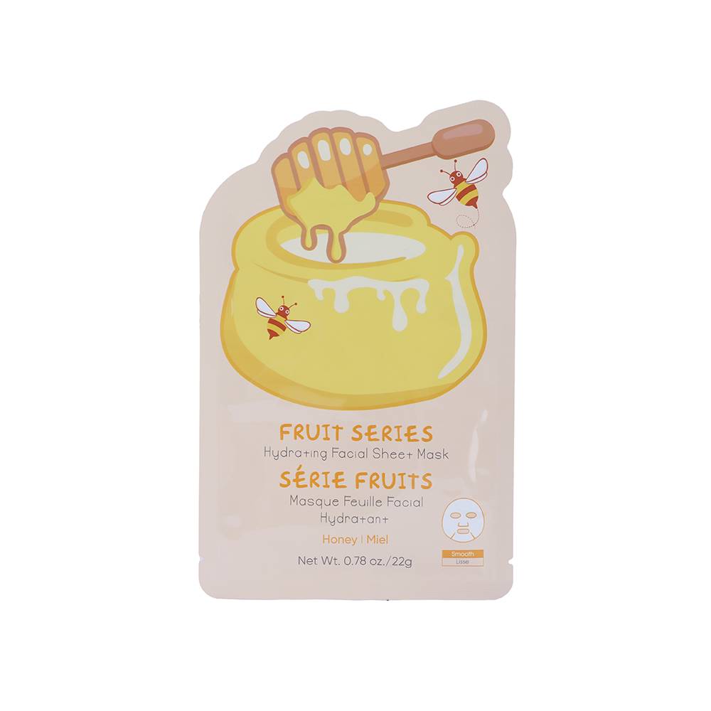 Miniso mascarilla facial hidratante fruit series miel