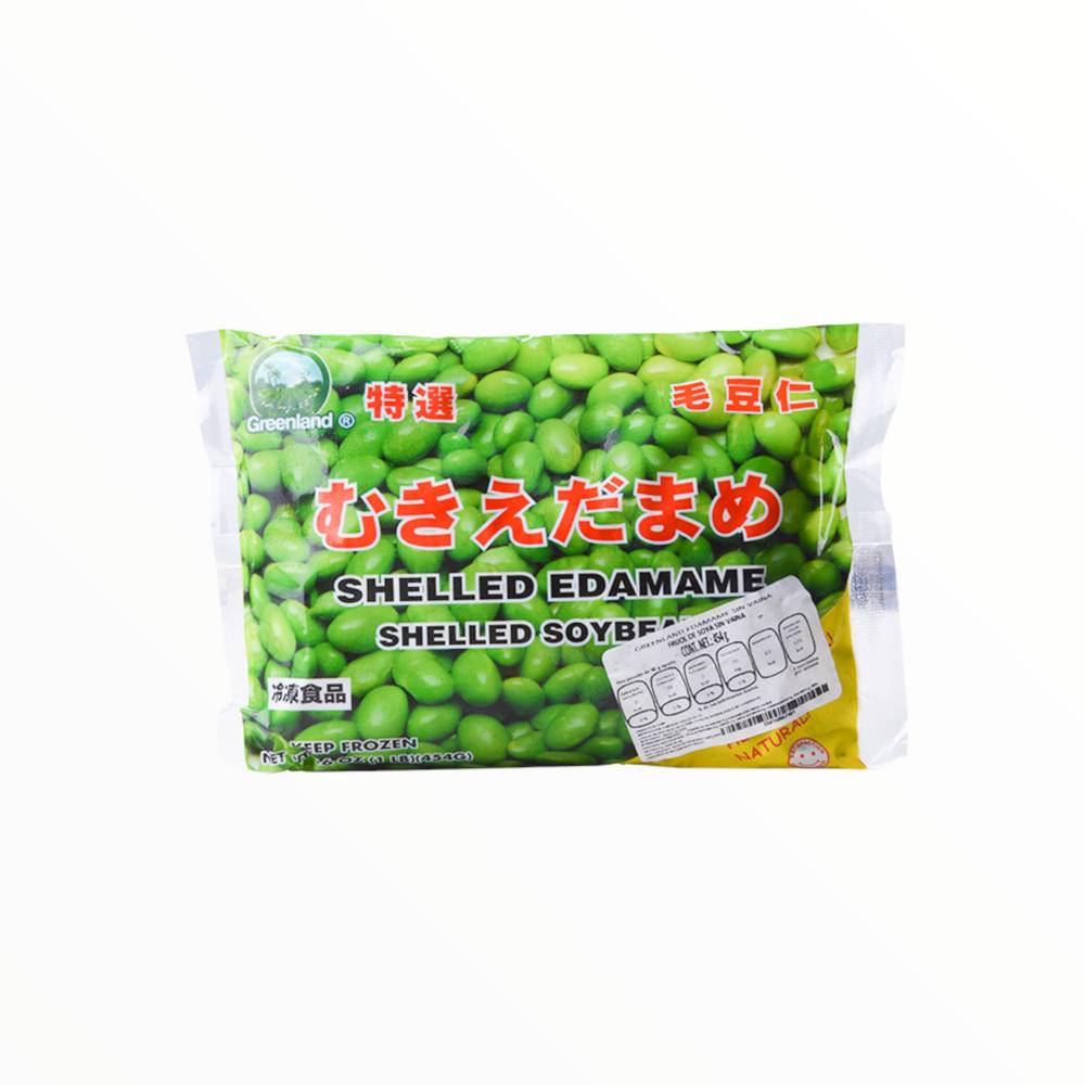 Greenland edamame sin vaina (empaque 454 g)