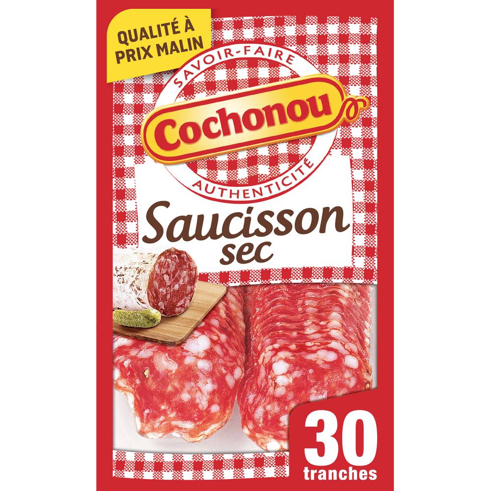 Cochonou - Saucisson sec tranches fines (30)