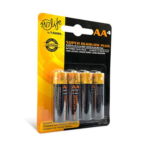 7-Eleven Digital Battery AA 4 Pack