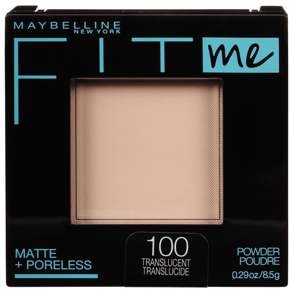 Maybelline Fit Me! Matte + Poreless 100 Translucent Pressed Powder (0.3 oz)