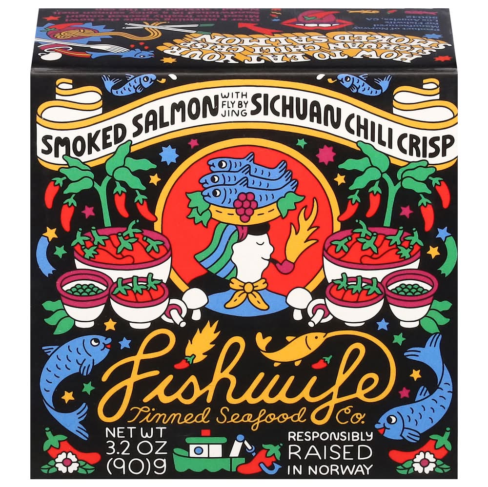 Fishwife Smoked Salmon With Sichuan Chili Crisp (3.2 oz)