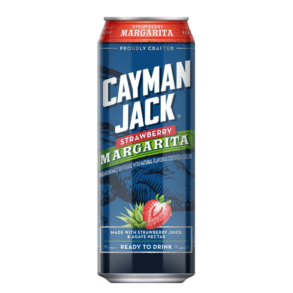 Cayman Jack Strawberry Margarita Drink (24 fl oz)