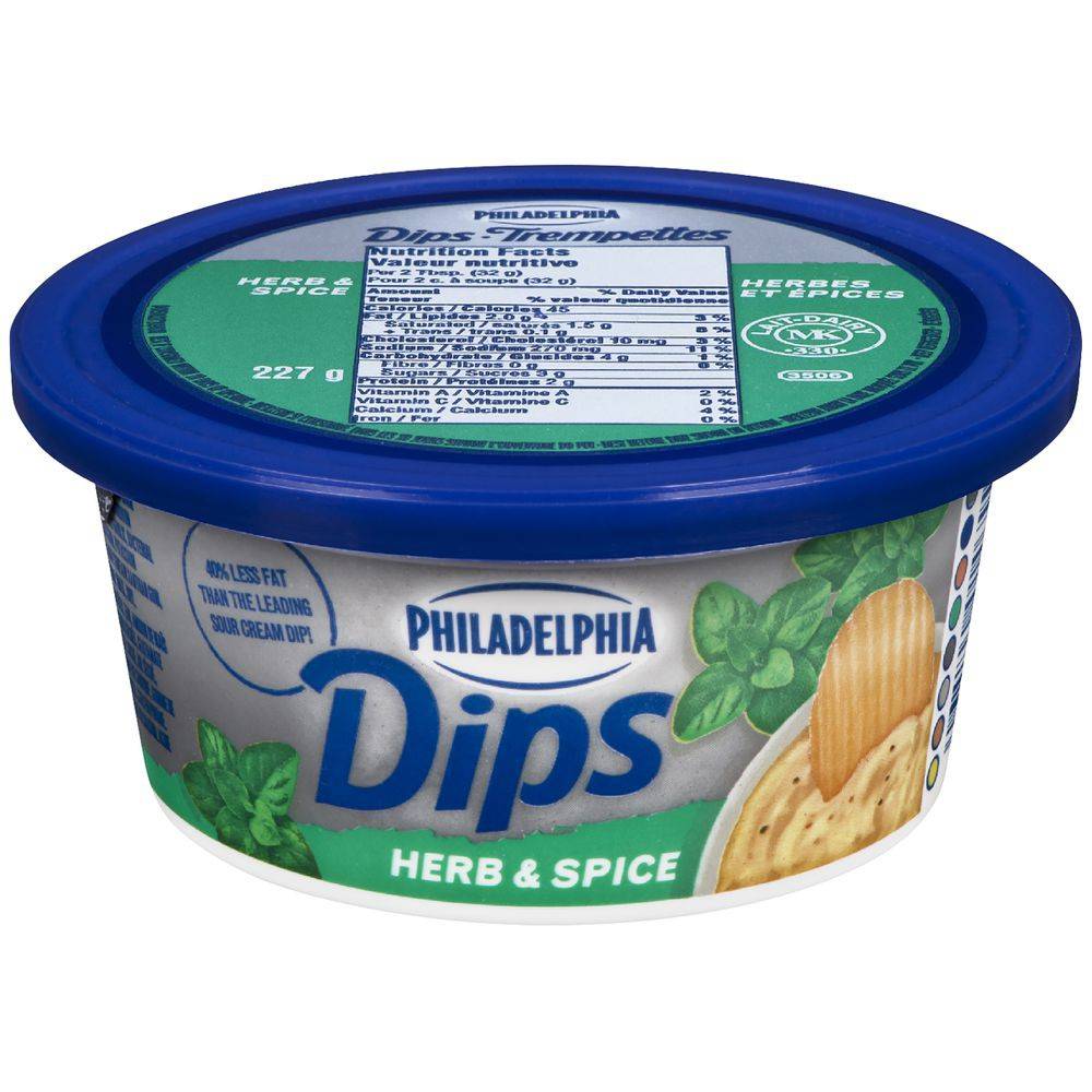 Philadelphia Sour Cream Herb & Spice Dip