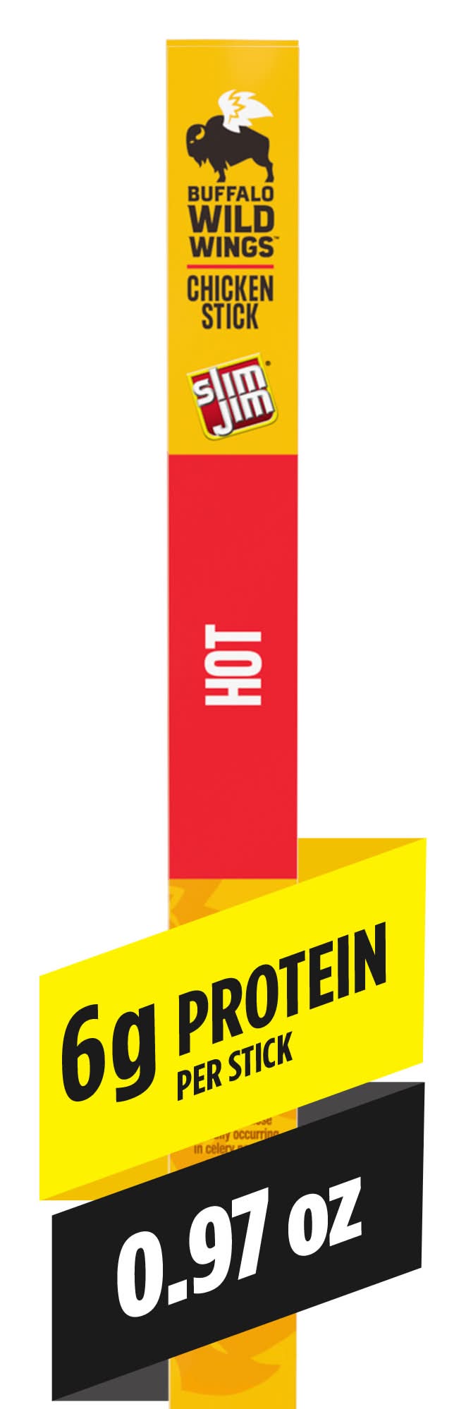 Slim Jim Buffalo Wild Wings Chicken Stick, Hot (0.97 oz)