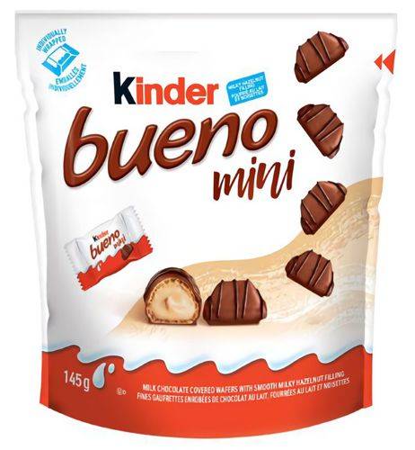 Kinder bueno bueno mini lait/noix - bueno mini chocolate bites (145 g)