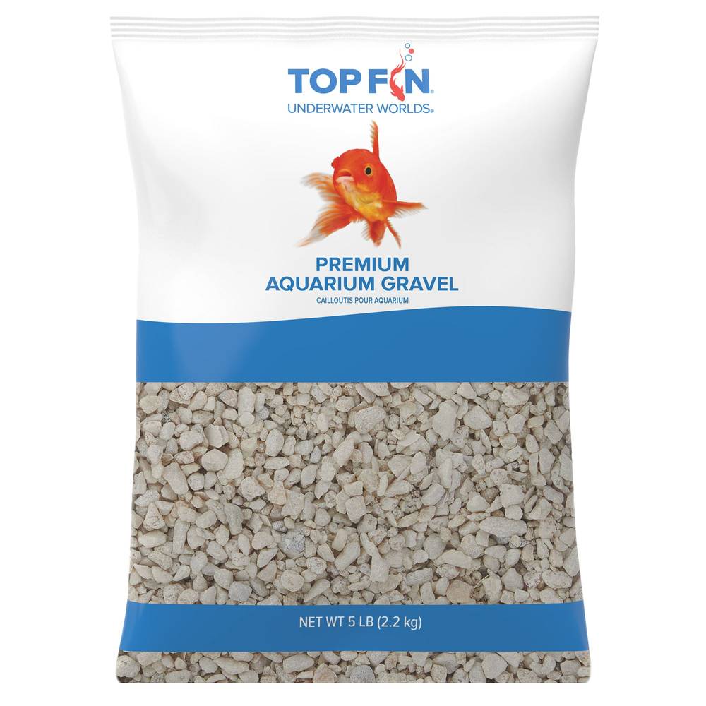 Top Fin Premium Aquarium Gravel (white)