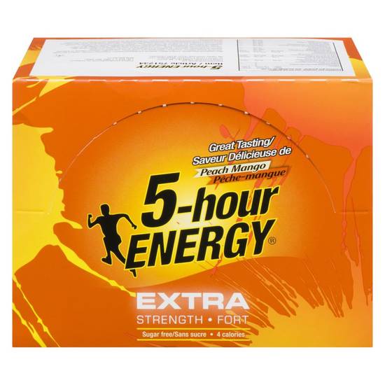 5 Hr Energy Extra Strength Peach Mango (case) (12x57ml)