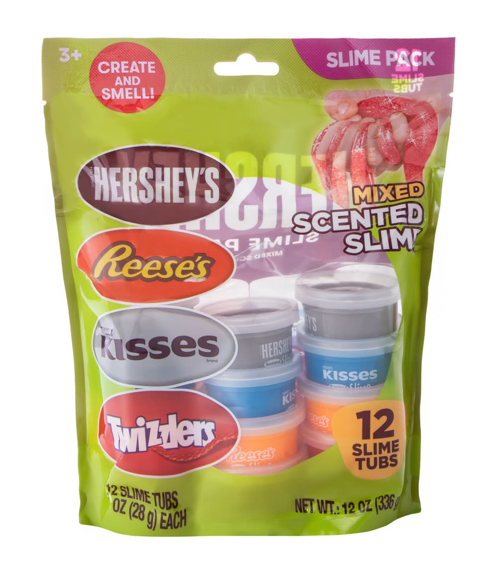 Assorted Chocolate Mixed Scented Slime Pack 12-Pack