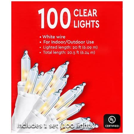 Festive Voice Lights Set, 20.5 ft (100 ct)