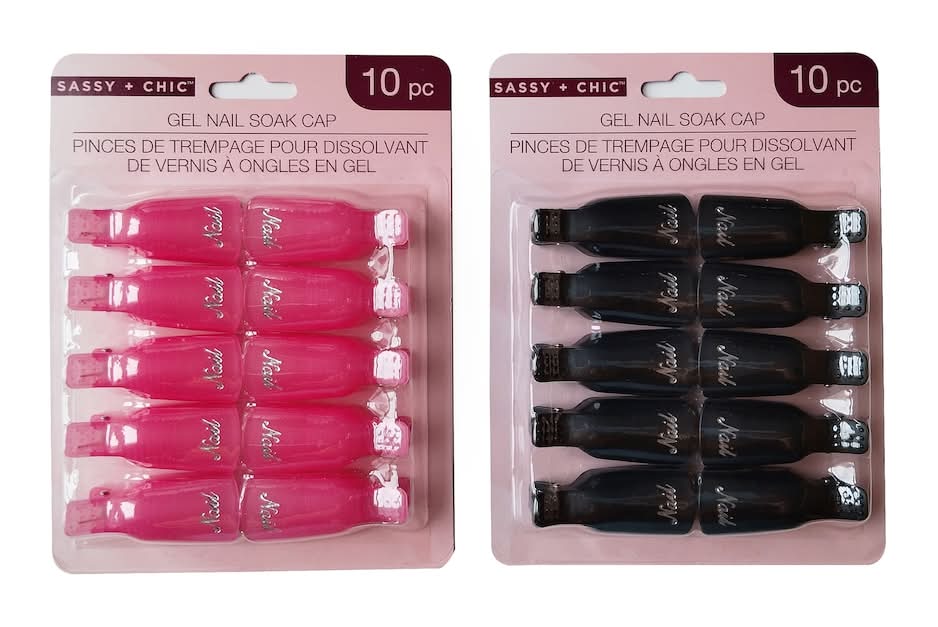 Sassy+Chic Gel Nail Soak Caps, 10-pc.