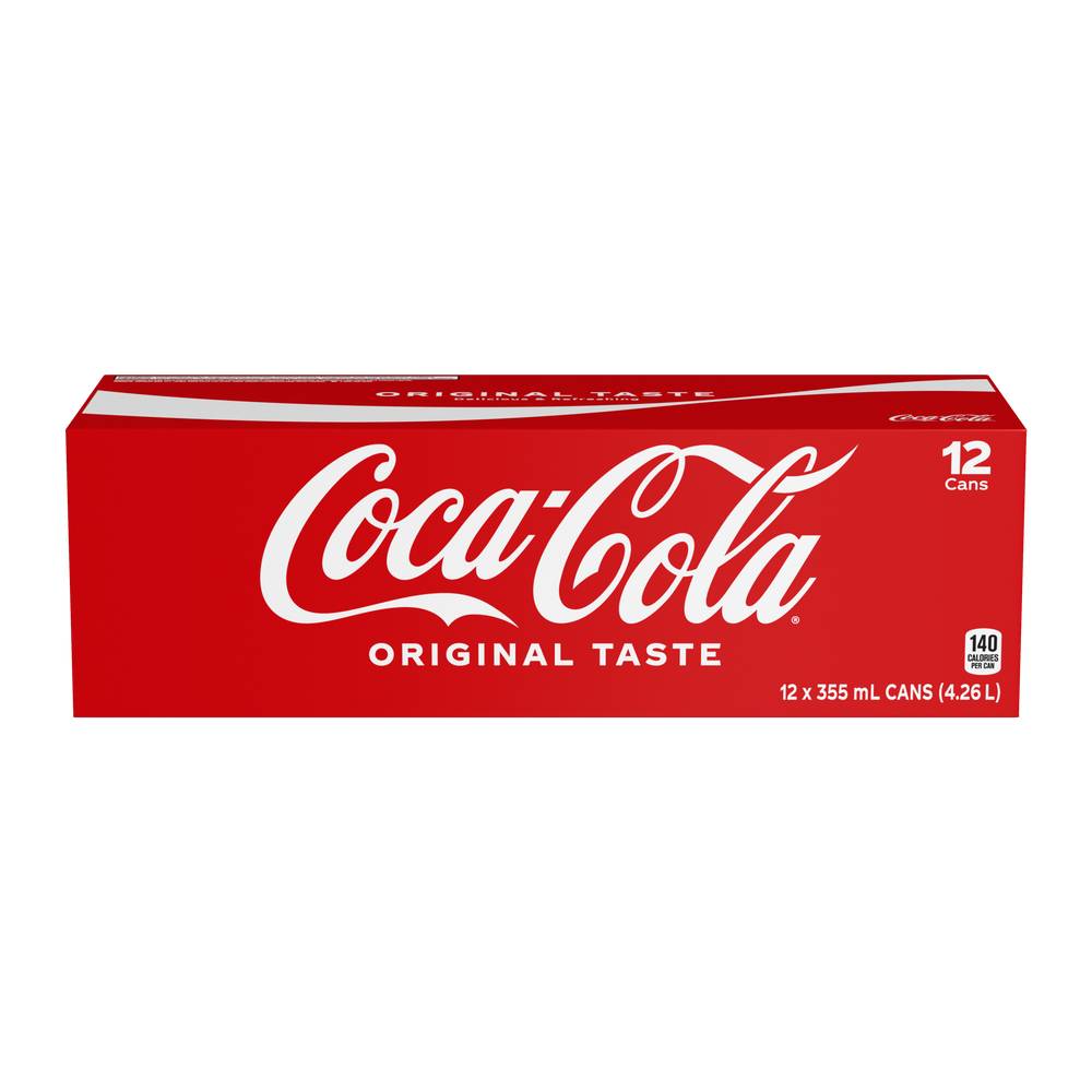 Coca-Cola Original Soft Drink (12 x 355 ml)