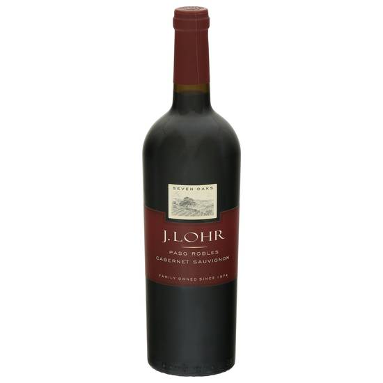 J. Lohr Paso Robles Cabernet Sauvignon Red Wine 2021 (750 ml)