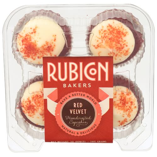 Rubicon Red Velvet Cupcakes 4 Pack