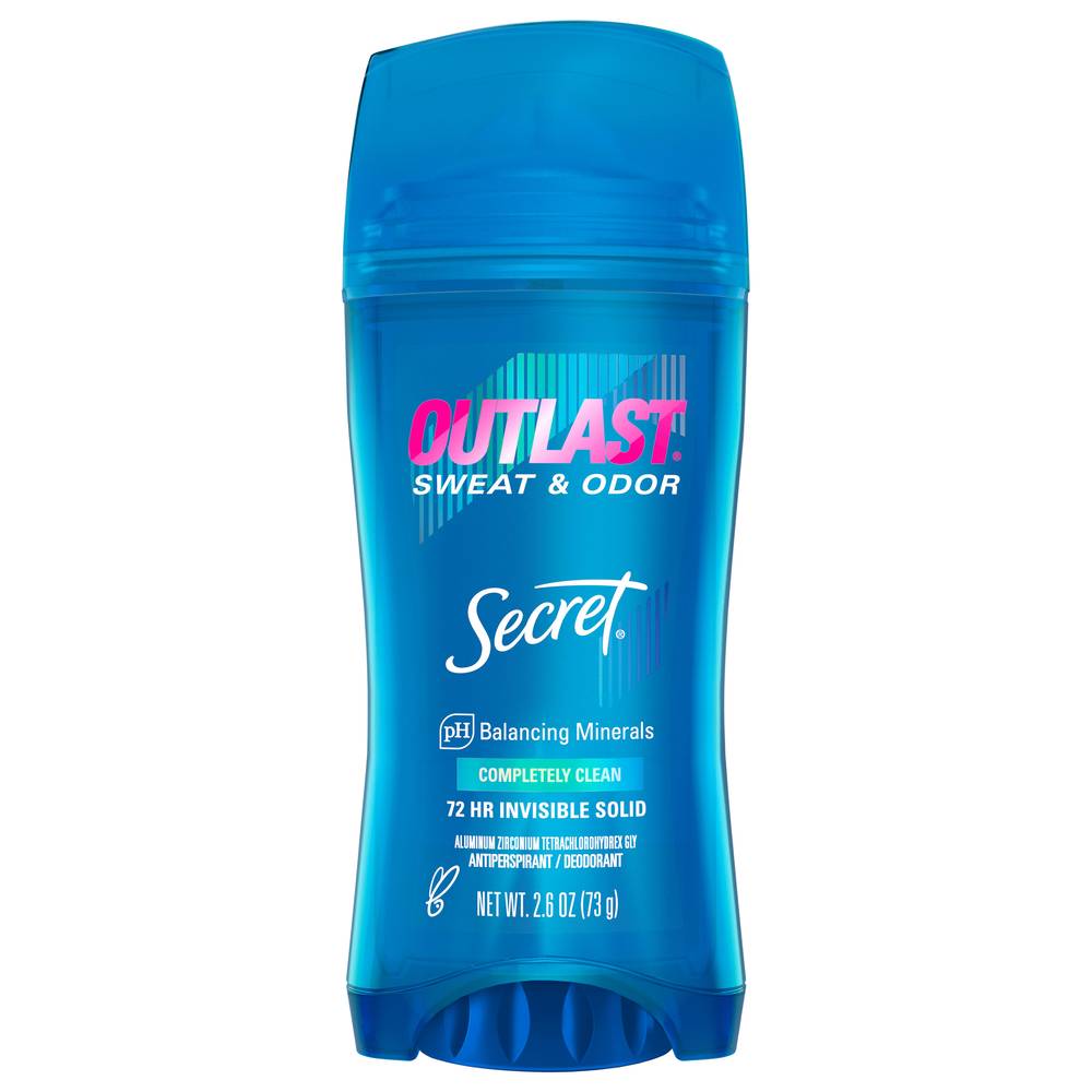 Secret Outlast Sweat & Odor Ph Balancing Minerals Antiperspirant