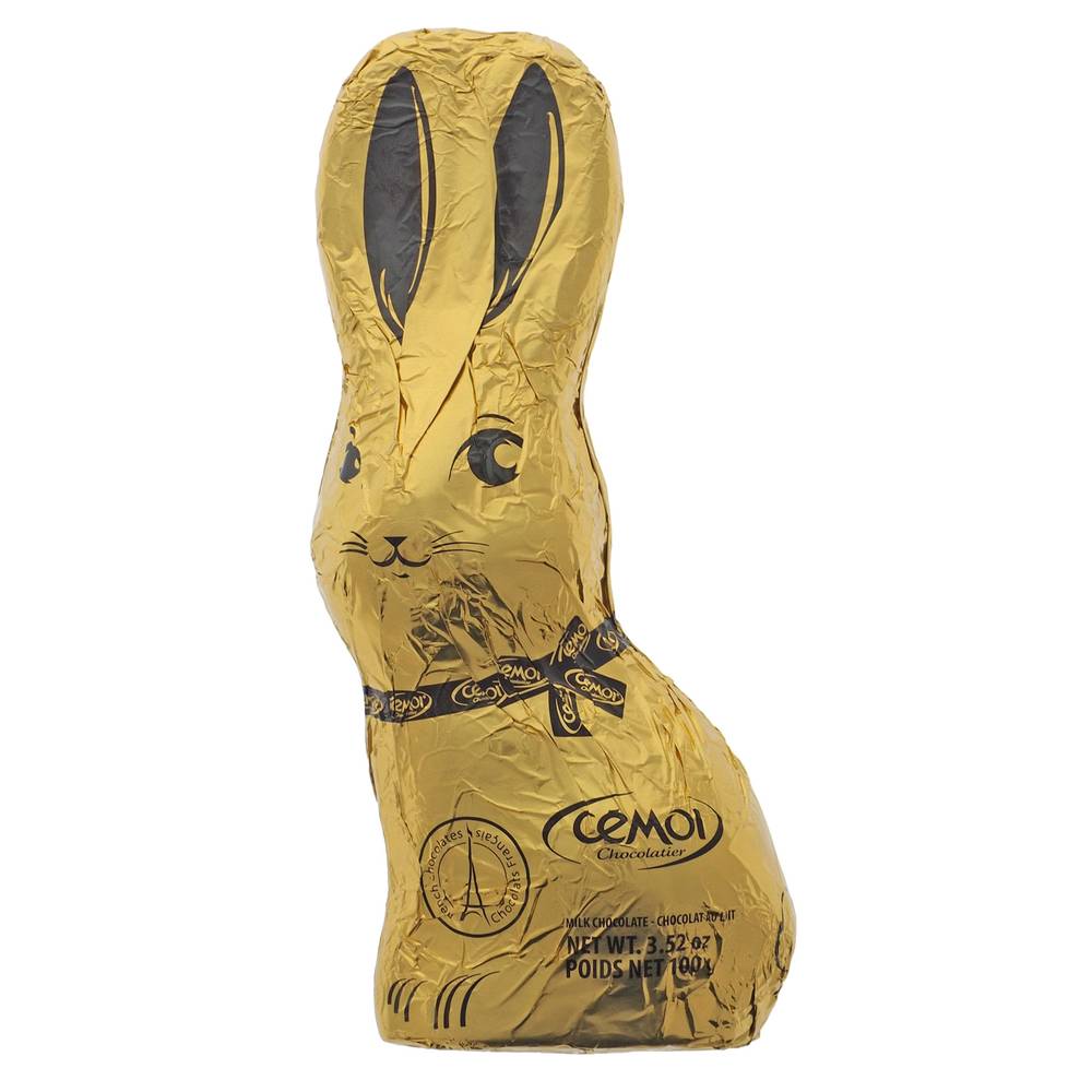 Easter Gold Chocolate Sitting Bunny