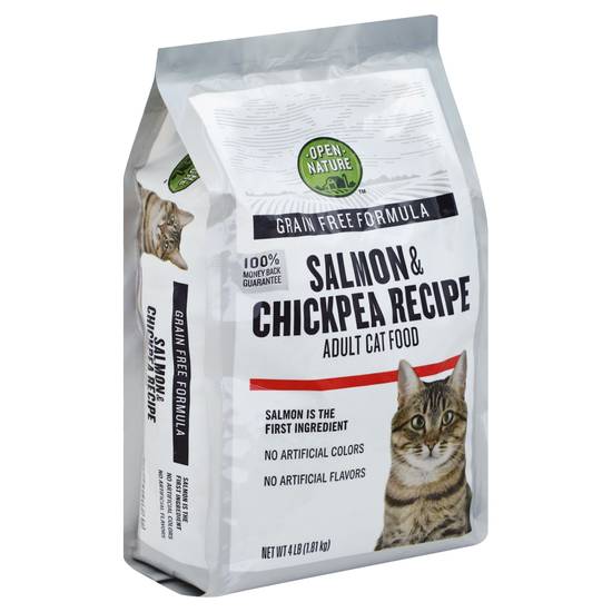 Open Nature Grain Free Salmon & Chickpea Recipe Adult Cat Food
