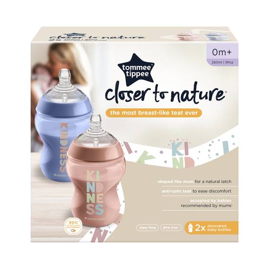 Tommee Tippee - 260ml Bottle - 2 Pack, Shop Today. Get it Tomorrow!