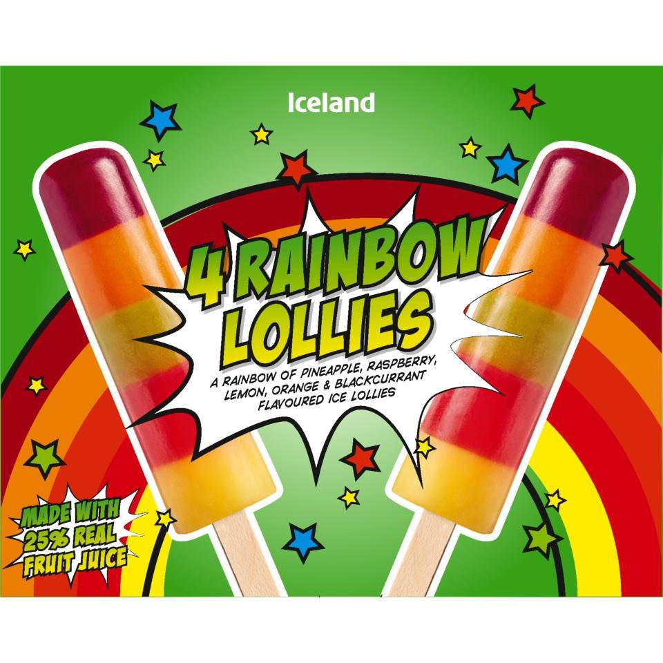 Iceland Rainbow Lollies (4 ct)