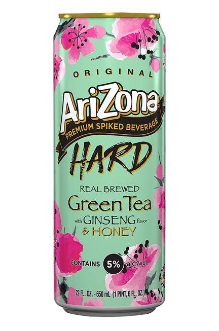 Arizona Hard Green Tea (22 fl oz) (ginseng )