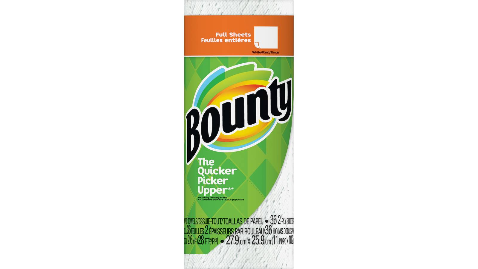 Bounty Paper Towels White, 36 CT