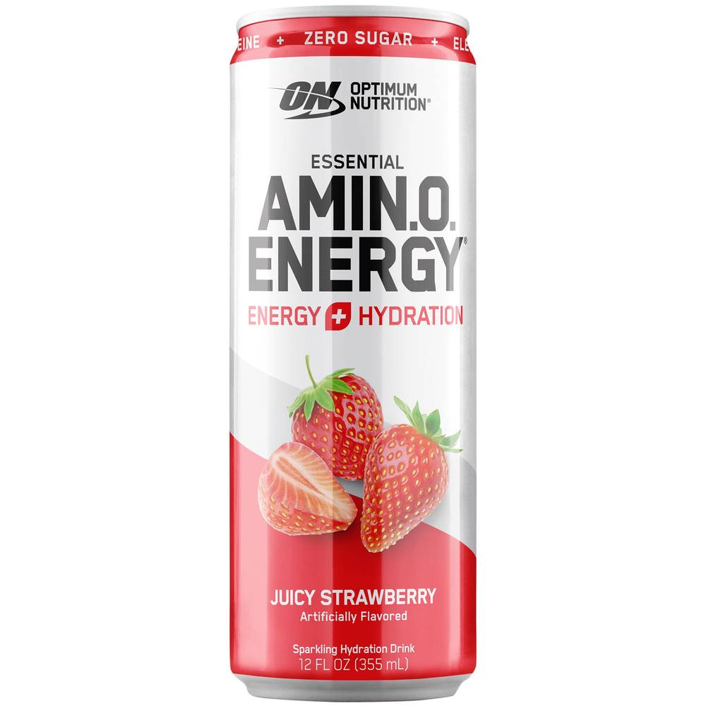 Optimum Nutrition Amino Energy Drink (12 fl oz) (strawberry)