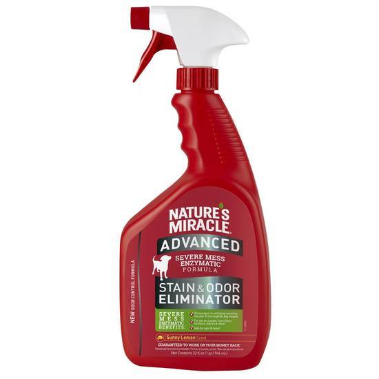 Nature's Miracle Lemon Scented Advanced Stain & Odor Remover (32 oz)