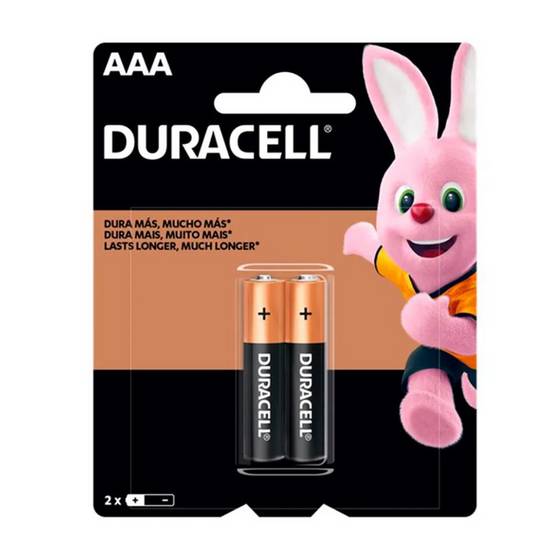 DURACELL PILA AAA HANGING CARD 2 unidades