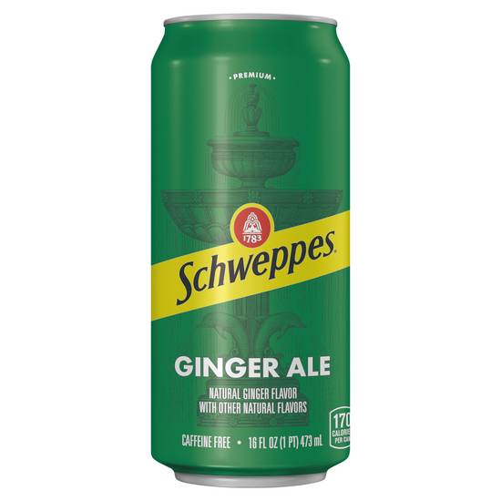 Schweppes Ginger Ale Soda (20 fl oz)