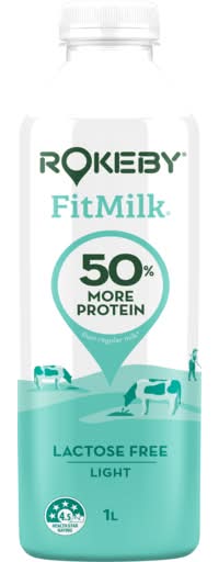 Rokeby Fitmilk Lactose Free Light (1L)