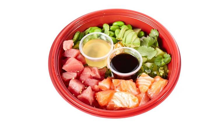 Poke Tuna & Salmon Combo