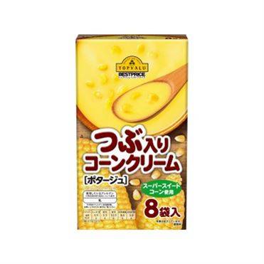 トップバリュ ベストプライス 粒入コーンクリーム（ポタージュ）8袋入 140g