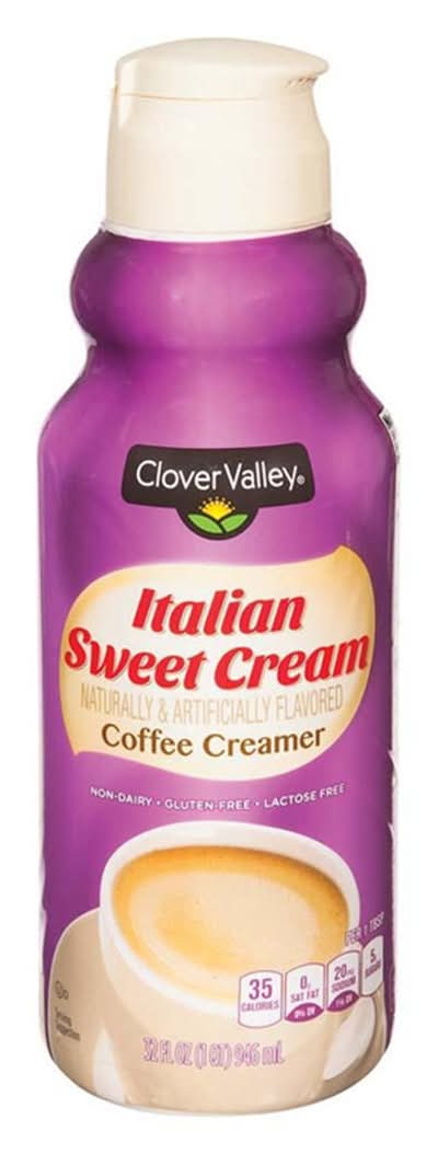 Clover Valley Coffee Creamer, Italian Sweet Cream (32 fl oz)
