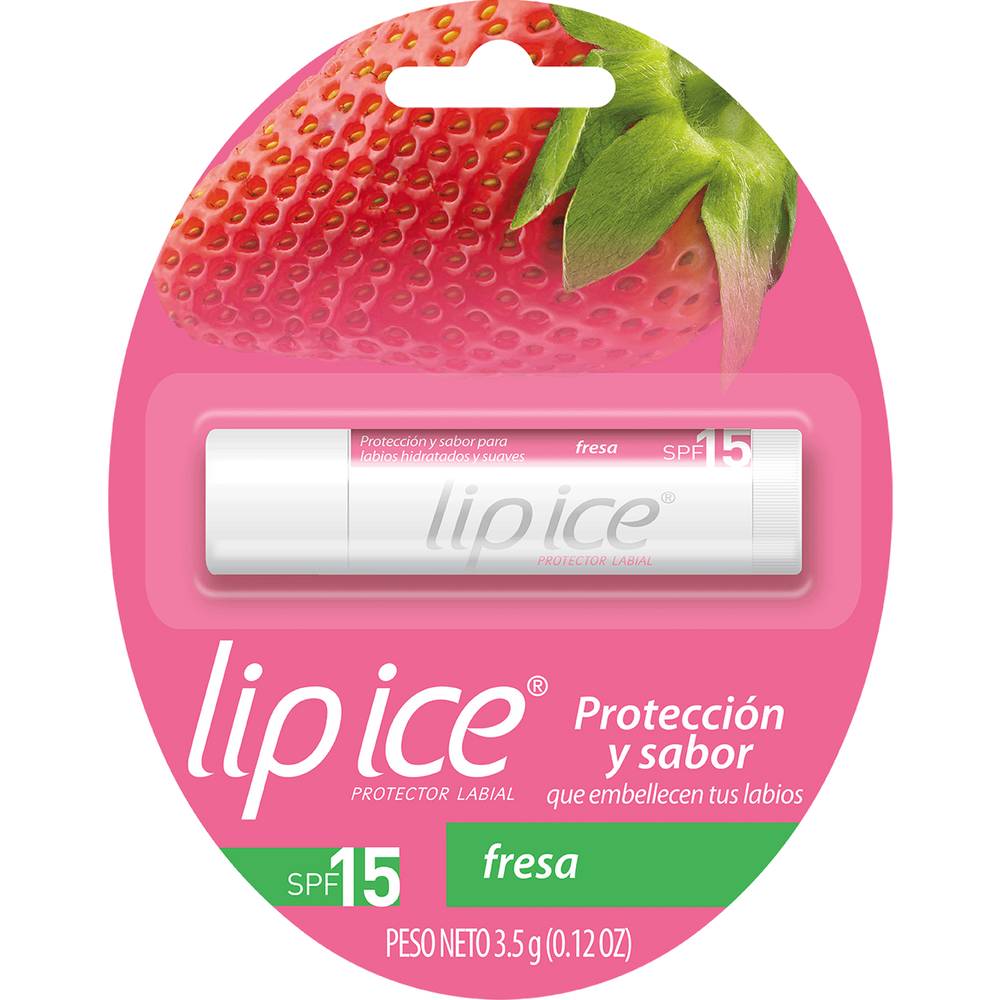 Lip ice protector labial fresa (display 3.5 g)