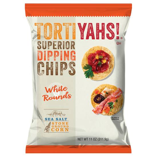 Tortiyahs! White Rounds Sea Salt Dipping Chips