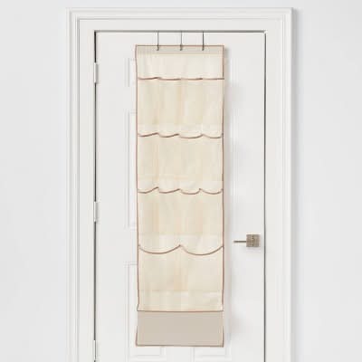 Brightroom 15 Pocket Over-The-Door Hanging Shoe Storage Organizer, Tan