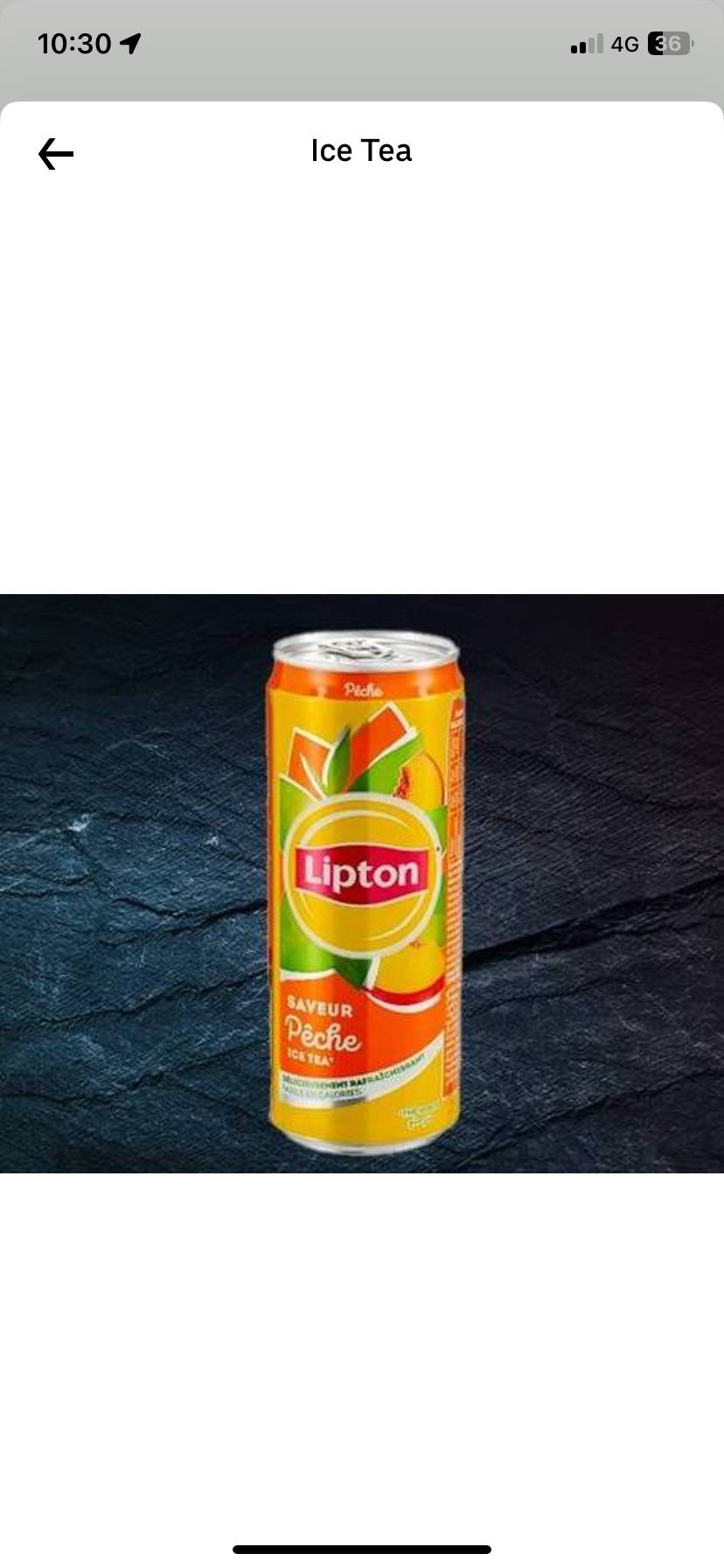 Fuze tea ou ice tea