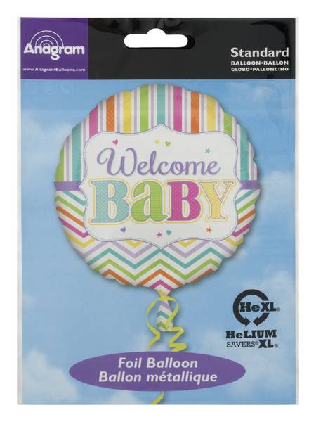 Anagram Anagram Standard Foil Balloon Welcome Baby